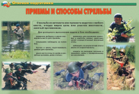 Огневая подготовка – 11 плакатов (теория, устройство АК-74 и РПК-74 и др.). Формат А-3.