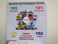 Вызов экстренных служб 250х250 пластик 3мм 