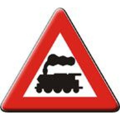 Железнодорожный переезд без шлагбаума