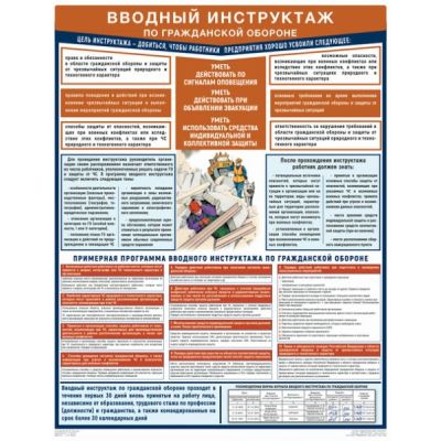 Вводный инструктаж по гражданской обороне 1л. А2