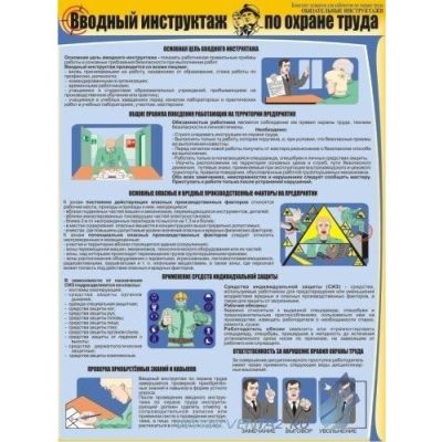 Обязательные инструктажи, 3л., А2 (вводный инструктаж, вводный противопожарный)