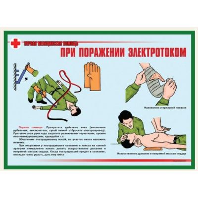Первая медицинская помощь. 11 плакатов. формат А3