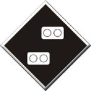 Постоянный сигнальный знак. Внимание - Токораздел!