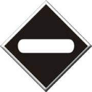 Постоянный сигнальный знак. Опустить Токоприемник!