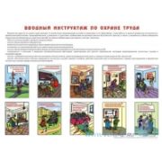 Вводный инструктаж по ОТ, 1 лист, формат А2 ламинированный плакат