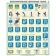 Дополнительные дорожные знаки, 2 листа, формат А2