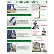 Стекольные работы. 2 листа., формат  А2 плакат