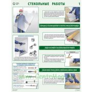 Стекольные работы. 2 листа., формат А2 ламинир
