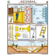 Котлован. Ограждение места работ, 3л., формат А2 плакат
